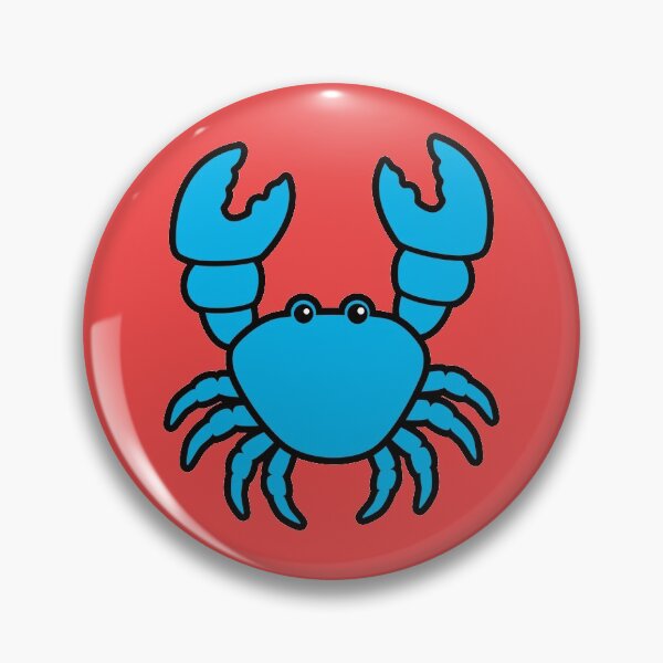 Item preview, Blue Crabs Red Pattern designed and sold by keeleypost.