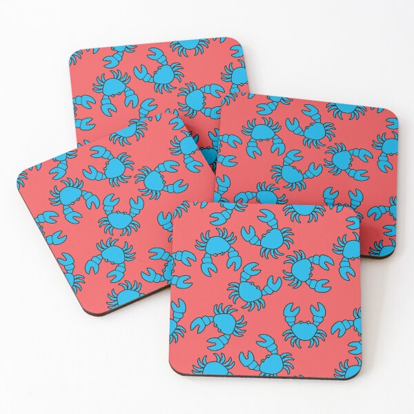 Item preview, Blue Crabs Red Pattern designed and sold by keeleypost.