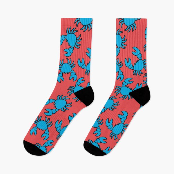 Item preview, Blue Crabs Red Pattern designed and sold by keeleypost.