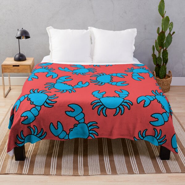 Item preview, Blue Crabs Red Pattern designed and sold by keeleypost.
