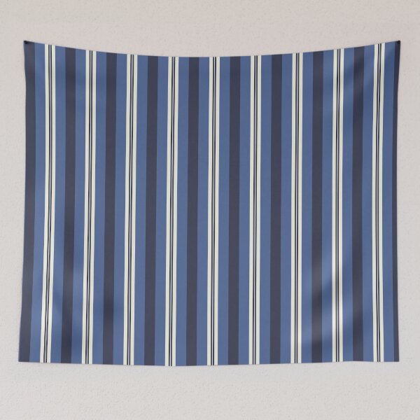 Item preview, Blue And White Stripe Pattern designed and sold by PattenMonster.