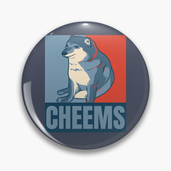 Item preview, Cheems Political Poster Style Dog Meme designed and sold by LoveofDog.