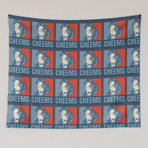Item preview, Cheems Political Poster Style Dog Meme designed and sold by LoveofDog.