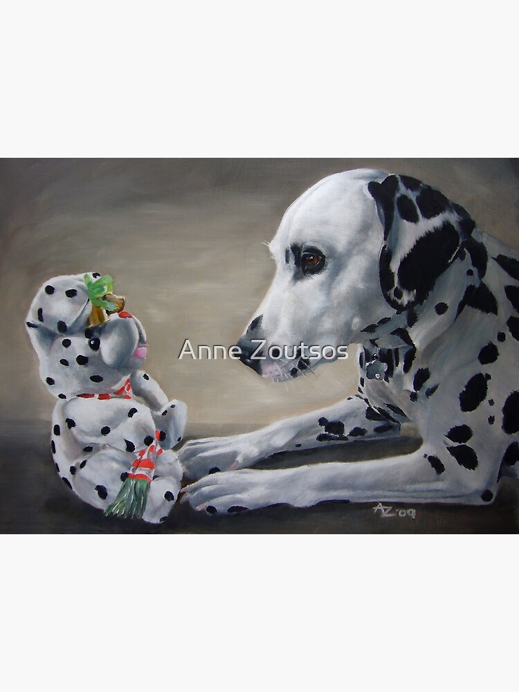 Little Friend With Bells On (Dalmatian and Christmas toy) by AnneZ