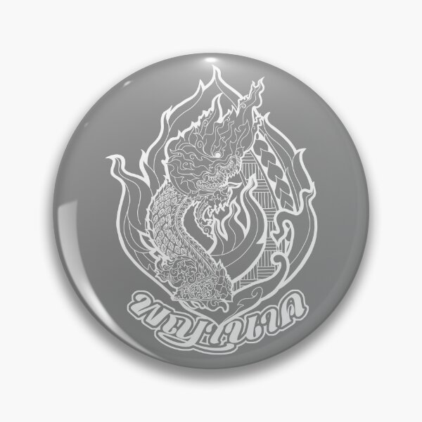 Item preview, Thai Mythical Naga Serpent design designed and sold by tommulliner.