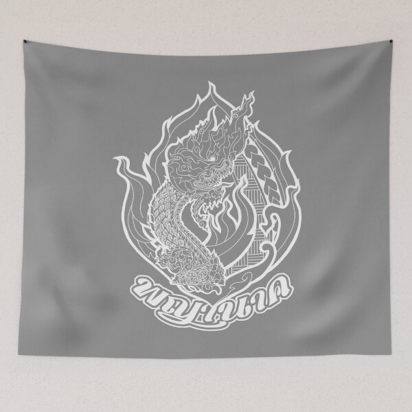 Item preview, Thai Mythical Naga Serpent design designed and sold by tommulliner.