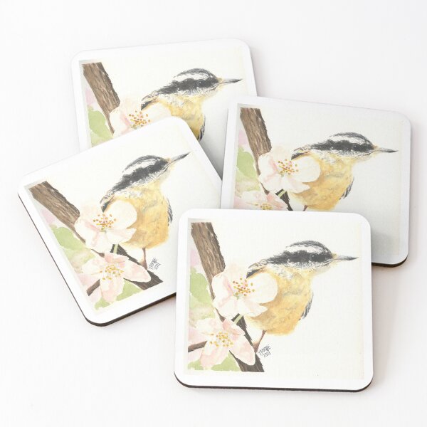 Item preview, Kingly Nuthatch in an Apple Tree designed and sold by Taphath Foose Artist.