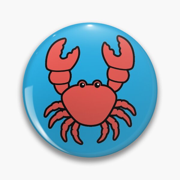 Item preview, Orange Crabs Blue Pattern designed and sold by keeleypost.