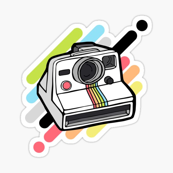 instant camera - Polaroid Camera - Sticker