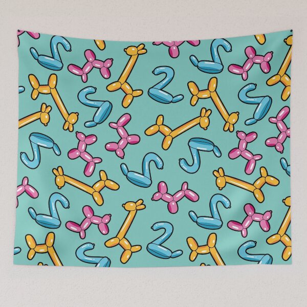 Item preview, Balloon Animals Green Pattern designed and sold by keeleypost.