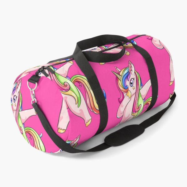 Item preview, Dabbing Unicorn Girl with Rainbow Hair designed and sold by aimed2.