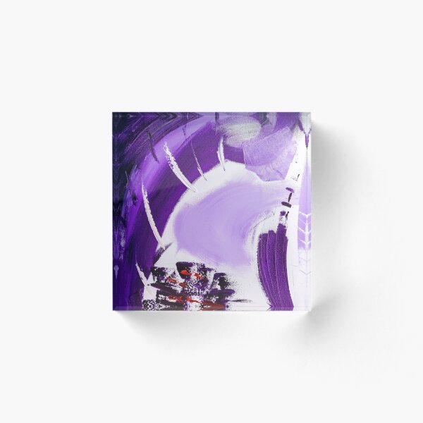 Item preview, Estructura de pintura abstracta morado negro designed and sold by Patrick Jansen.