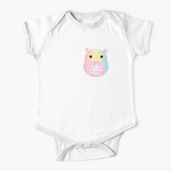 Perfect for squishes and hugs bear. Short Sleeve Baby One-Piece