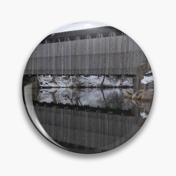 Item preview, Covered Bridge Covered in Snow designed and sold by Lin3158.
