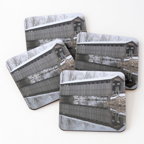 Item preview, Covered Bridge Covered in Snow designed and sold by Lin3158.