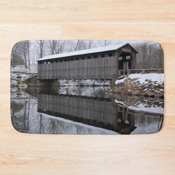 Item preview, Covered Bridge Covered in Snow designed and sold by Lin3158.