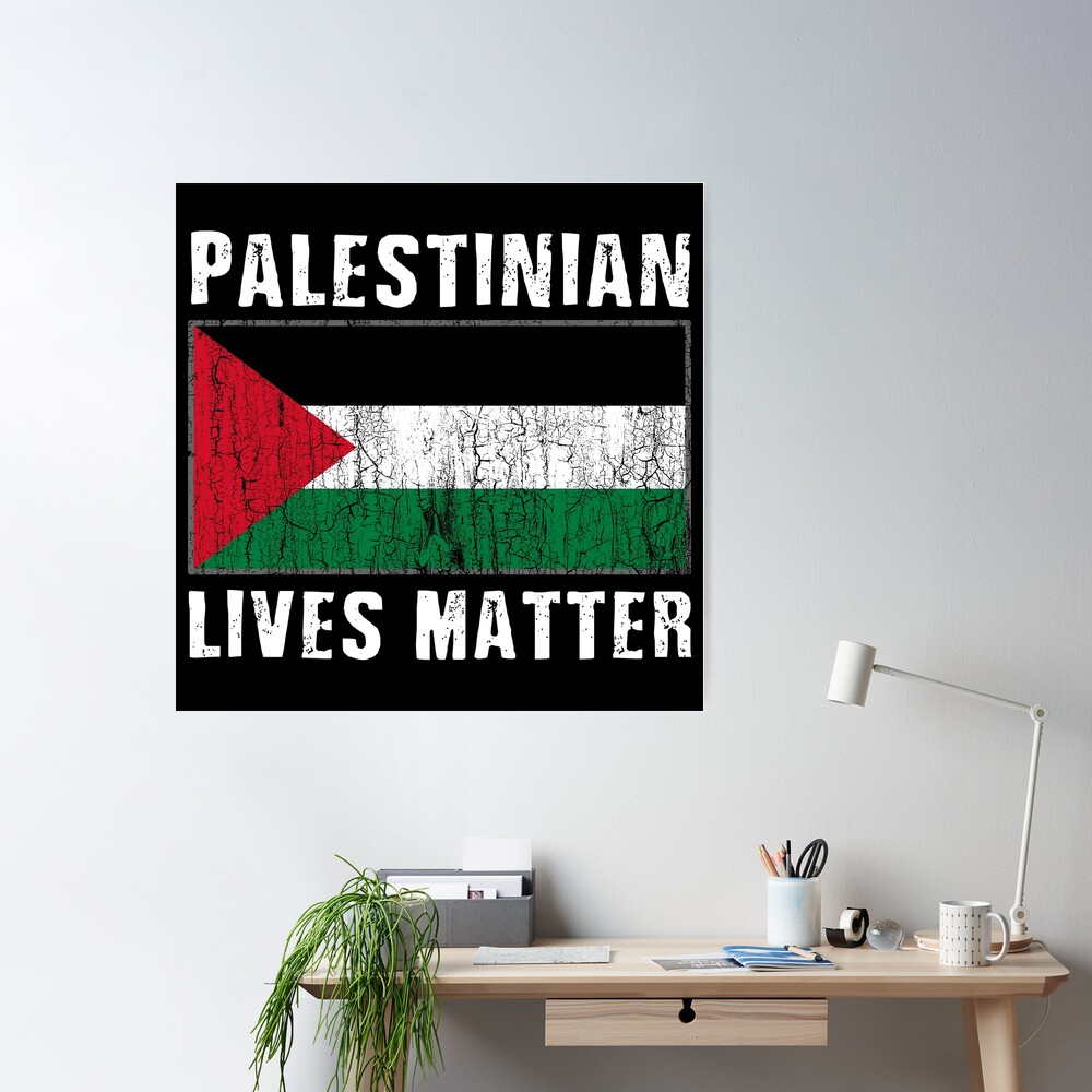 Palestine Flag Lives Matter P5 - Palestine - Posters and Art