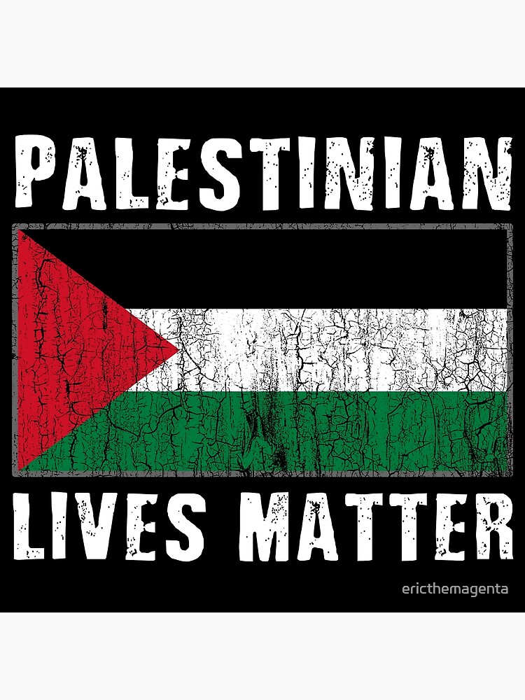 Palestine Flag Lives Matter P5 - Palestine - Posters and Art