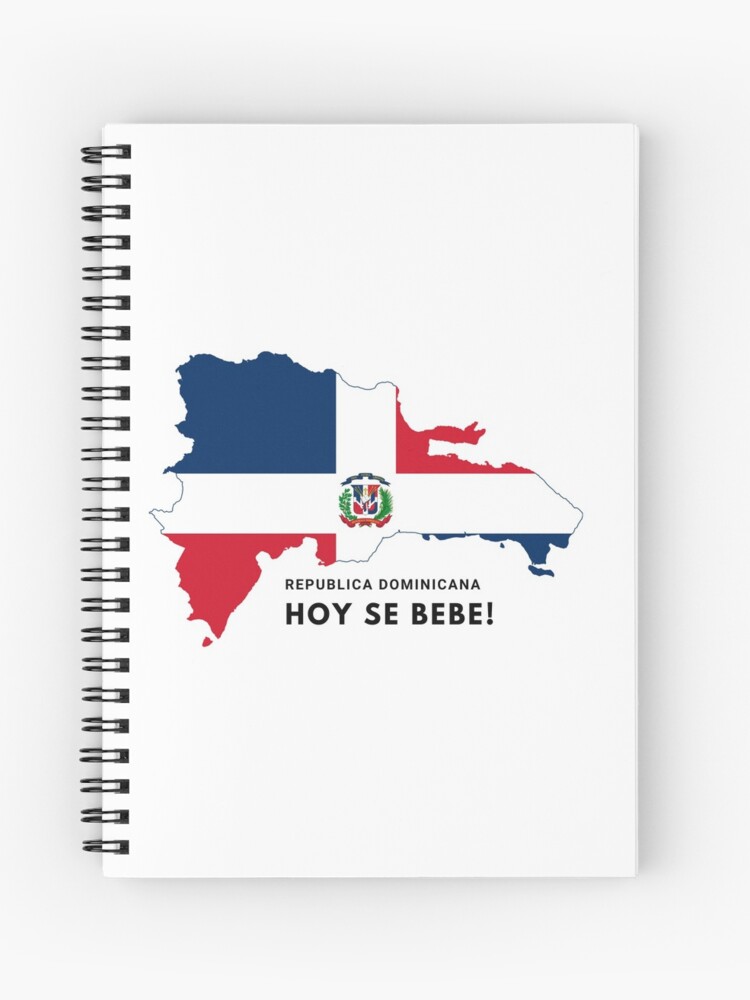 desinfectante alegría lunes Cuaderno de espiral «¡República Dominicana! Hoy se bebe!» de harveypena |  Redbubble