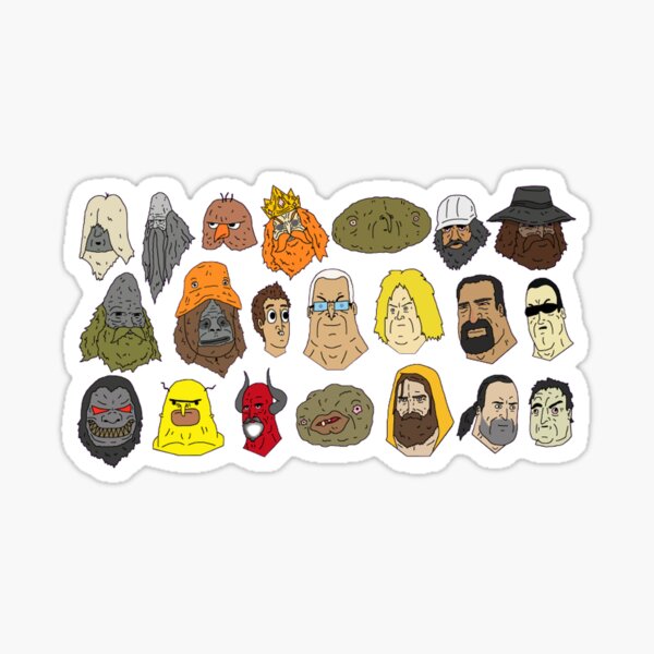 Big Lez Show Characters Sticker