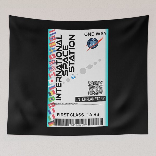Item preview, International Space Station / ISS ticket designed and sold by jc007.
