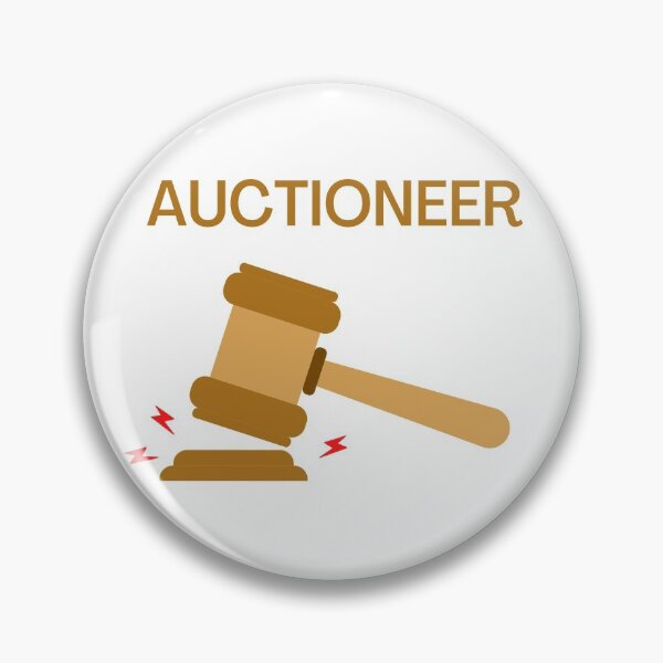 Item preview, Auctioneer Gavel Fun Auction Design designed and sold by luvvvvvit.