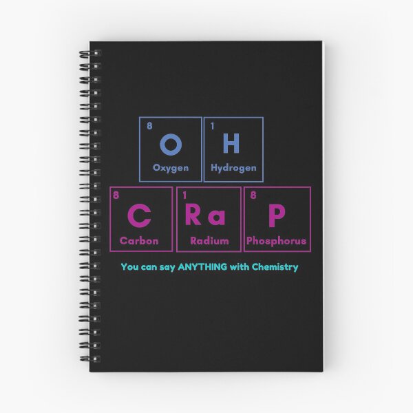 Item preview, OH CRAP Fun Chemistry Joke designed and sold by SaamyaTyagi.