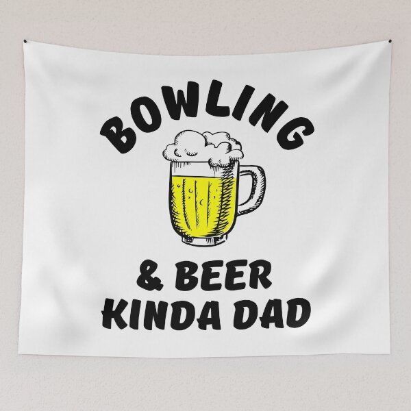 Item preview, Bowling & beer kinda dad designed and sold by TheGreenGoat.