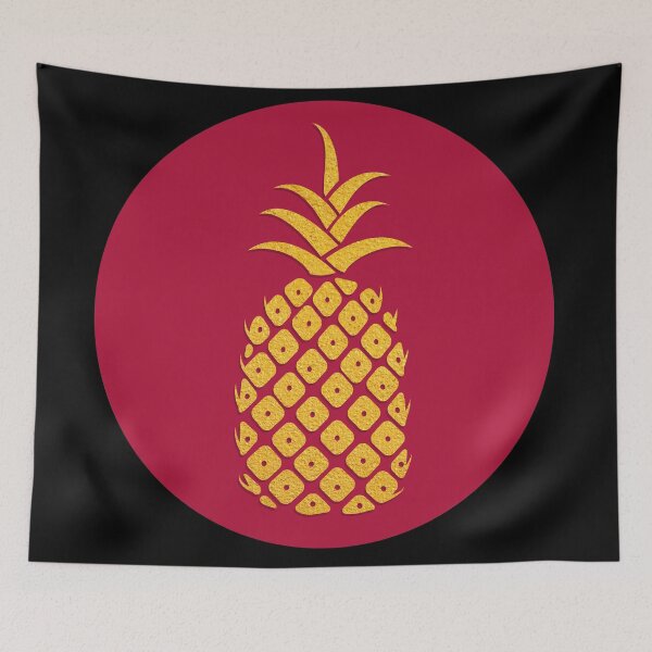 Item preview, golden pineapple pattern designed and sold by GoranDesign.