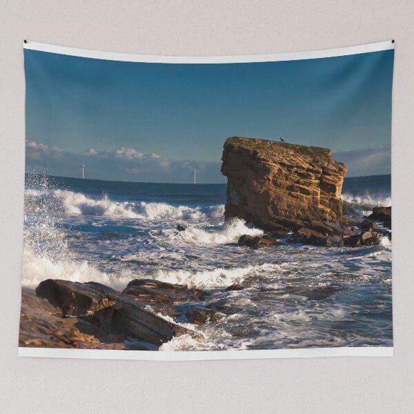 Item preview, Rough Sea at Charlies Garden, Seaton Sluice designed and sold by Violaman.