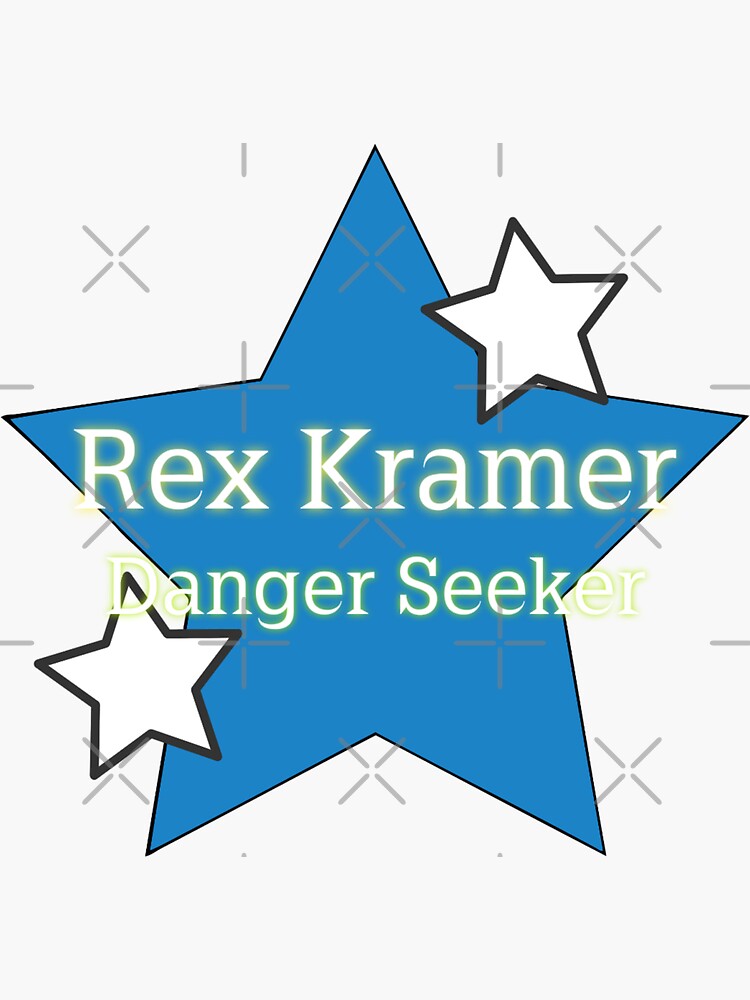 "Rex Kramer, Danger Seeker" Sticker for Sale by Putty1981 Redbubble