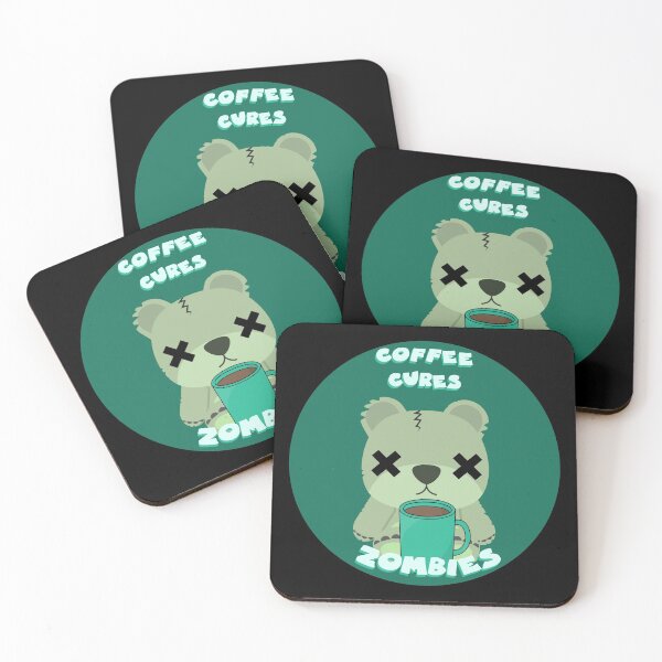 Item preview, coffee zombie bear designed and sold by GoranDesign.