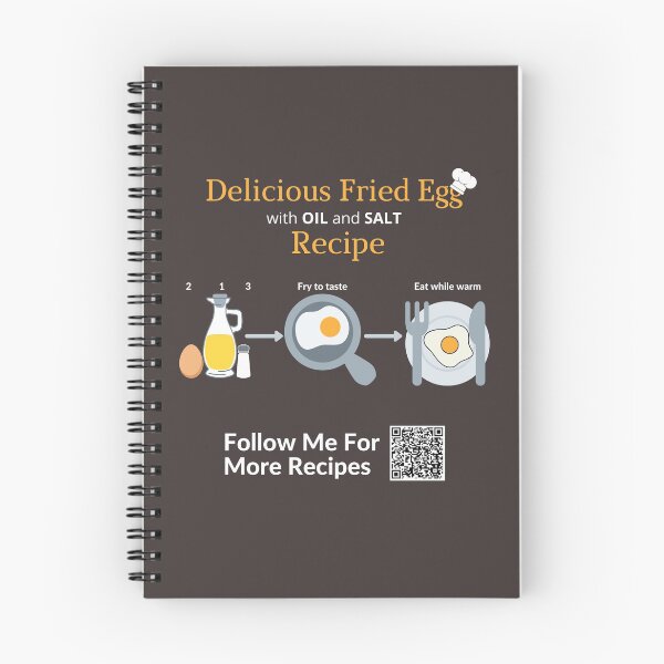 Item preview, Delicious Fried Egg Recipe designed and sold by Jasmin's Fashion World.