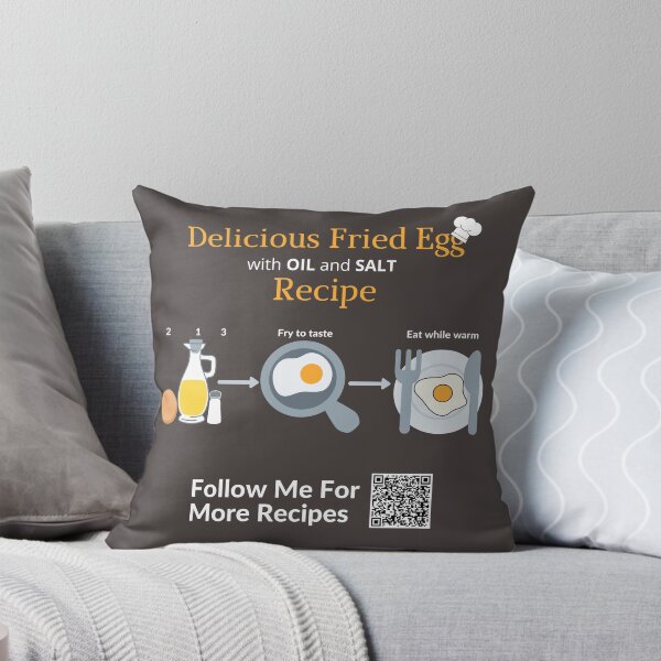 Item preview, Delicious Fried Egg Recipe designed and sold by Jasmin's Fashion World.