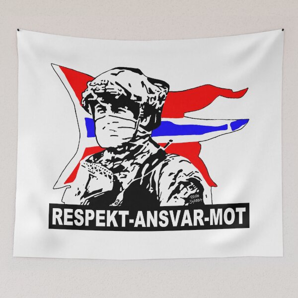 Item preview, Soldier; Respect; Norway; designed and sold by StickerApe.
