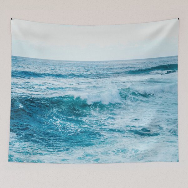 Item preview, Blue Ocean Waves designed and sold by Turkdesigner.