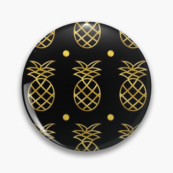 Item preview, Golden Pineapple Pattern designed and sold by ElColumpioRojo.
