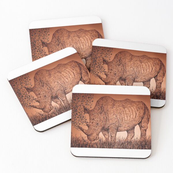Item preview, Rhinos at Dusk designed and sold by GADourado.