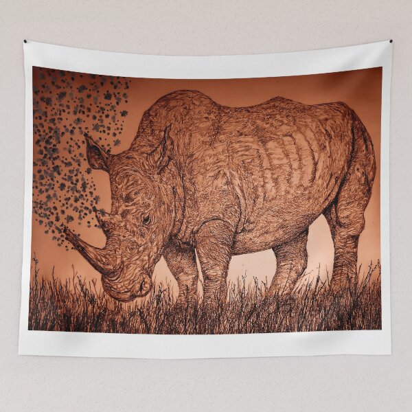 Item preview, Rhinos at Dusk designed and sold by GADourado.