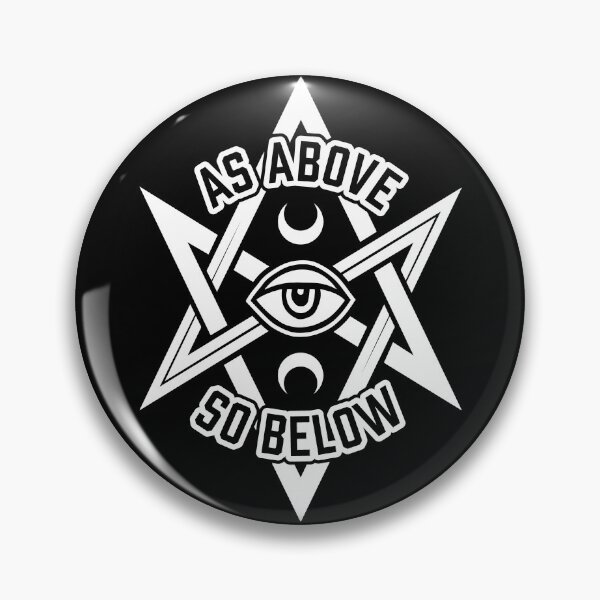 Item preview, As Above So Below Unicursal Hexagram designed and sold by SpreadForSatan.
