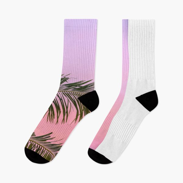 Item preview, Purple pink sky with palm trees designed and sold by m4dv1.
