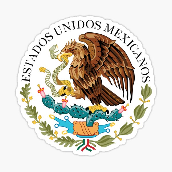 Item preview, Seal in the national flag of Mexico designed and sold by Bruiserstang.