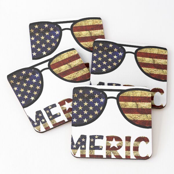 Item preview, Vintage Sunglasses T-Shirt Funny USA Flag Shirt Vintage 'Merica Glasses TShirt Gift for Independence Day 4th of July Essential T-Shirt designed and sold by Smart Collection .