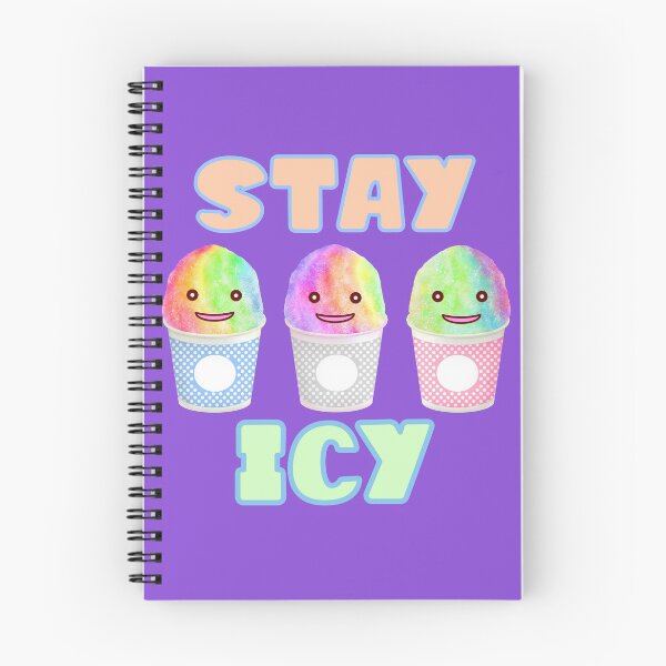 Item preview, shave ice stay icy cute summer rainbow ice designed and sold by toastygoat.