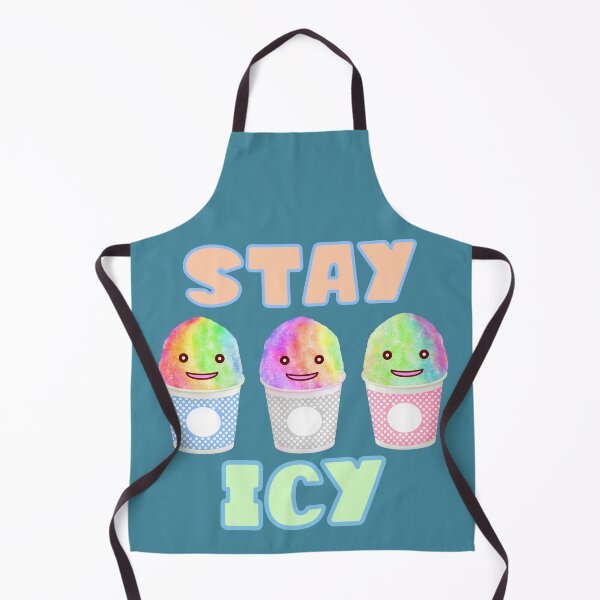Item preview, shave ice stay icy cute summer rainbow ice designed and sold by toastygoat.