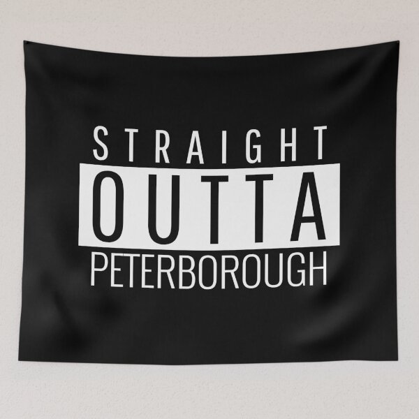 Item preview, Straight Outta Peterborough  designed and sold by Teelogic.