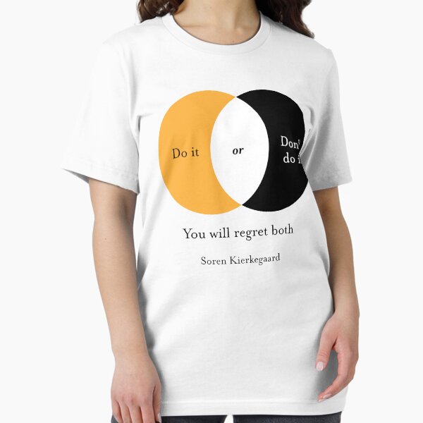 Item preview, Soren Kierkegaard - Do it or don't do it designed and sold by Carry the Fire Creative.