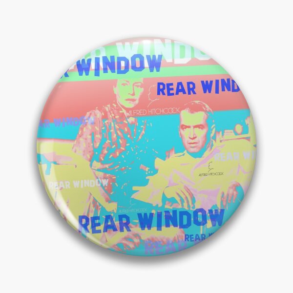 Item preview, Alfred Hitchcock, Rear window, James Stewart and Thelma Ritter Suspense Thriller Officially Licensed Fan Art designed and sold by Mauswohn.