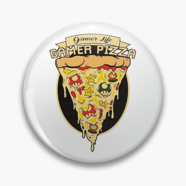 Item preview, gamer life, gamer pizza designed and sold by cremadesign.