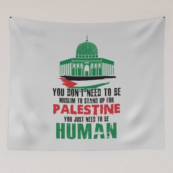 Item preview, You dont need to be Muslim to stand up for palestine Palestinian Flag Middle East Jerusalem  designed and sold by pneuf.